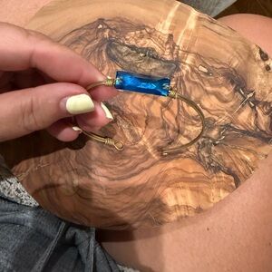 Luca + Danni Blue and Gold Bracelet